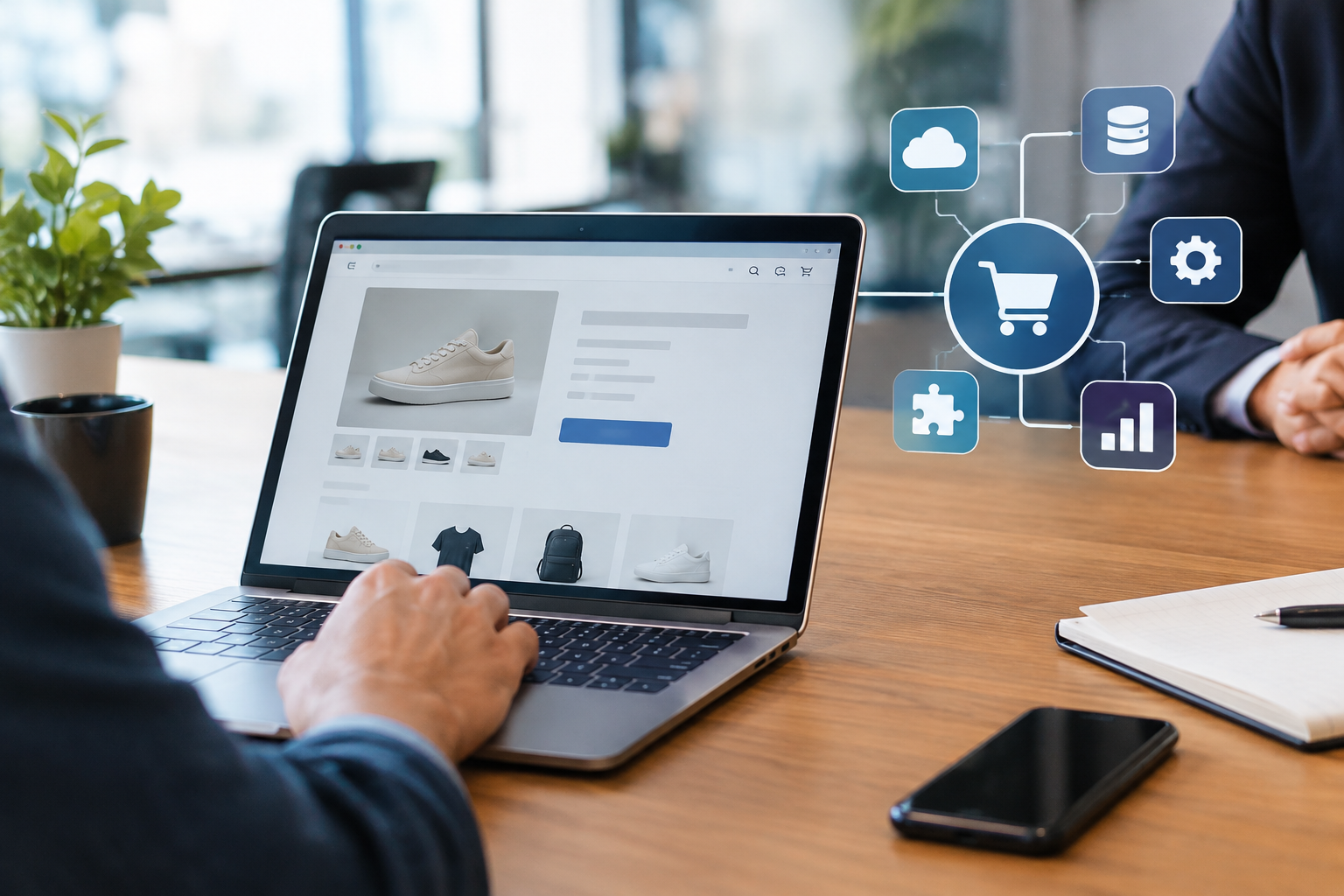 De techniek achter een webshop bij een overname: platform, koppelingen en data